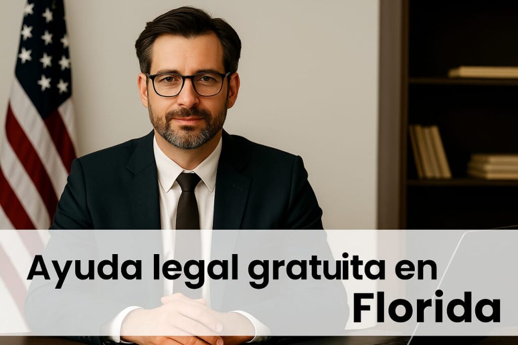 abogado profesional en oficina para aAyuda legal gratuita en Florida